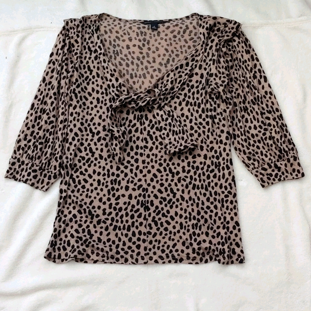 SALE 2 for $7: Banana Republic Cheetah Print Blouse, Small